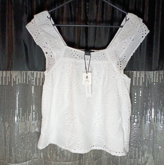 Sanctuary Tops - Women's Sanctuary Soft Ruffle Cami White Shirt
